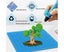 3D Printing Pen Silicone Design Mat with Basic Template withFinger Caps- Carousel 3