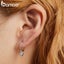 925 Sterling Silver Opal Heart Ear Buckles for Women Carousel 4