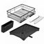 Expandable Dish Bowl Storage Rack Sink Drainer Kitchen Plate Drying Holder Black Carousel 6