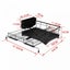 Expandable Dish Bowl Storage Rack Sink Drainer Kitchen Plate Drying Holder Black Carousel 18