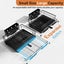 Expandable Dish Bowl Storage Rack Sink Drainer Kitchen Plate Drying Holder Black Carousel 9