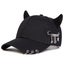 Adjustable Unisex Cow Horn Baseball Cap Spring / Autumn Sun Hat Carousel 1