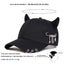 Adjustable Unisex Cow Horn Baseball Cap Spring / Autumn Sun Hat Carousel 3