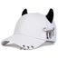 Adjustable Unisex Cow Horn Baseball Cap Spring / Autumn Sun Hat Carousel 4