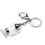 Cylinder Wishing Bottle Pendant Clear Glass Perfume Jars Lucky Charm Keyring Carousel 3