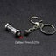 Cylinder Wishing Bottle Pendant Clear Glass Perfume Jars Lucky Charm Keyring Carousel 5