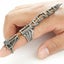 New Retro Scorpion Fidget Open Ring Movable Personality Punk Hip-Hop Adjustable Carousel 3