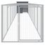 Dog House With Run Anthracite 110x813x110 Cm Galvanised Steel Tonkbno Carousel 3