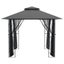 Gazebo With Sidewalls Anthracite 300x300x270 Cm Steel Tlboat Carousel 4