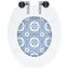 Wc Toilet Seats 2 Pcs With Soft Close Lids Mdf Porcelain Design Xiibbx Carousel 6