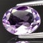 1.13ct 8x6mm Oval VS Natural Unheated Purple Amethyst Gemstone Africa Carousel 1