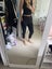 ANN DEMEULEMEESTER approx size 8-10 dark navy pants with split 3/4 length Carousel 8