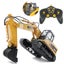 Huina 1535 1/14 RC Excavator Remote Control Truck with Lights Crawler Tractor... Carousel 4