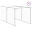 Dog House With Roof Light Grey 117x813x123 Cm Galvanised Steel Tonkbll Carousel 7