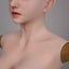 Silicone Head Fake Face Bra Filled Gel Realistic Latex Female Mask with Wig for Carousel 3
