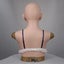 Silicone Head Fake Face Bra Filled Gel Realistic Latex Female Mask with Wig for Carousel 6