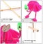Fun Wooden Ostrich Puppet Stuffed Ostrich Form Doll Muppets Puppet Line Doll Pa Carousel 3