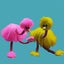 Fun Wooden Ostrich Puppet Stuffed Ostrich Form Doll Muppets Puppet Line Doll Pa Carousel 4