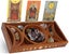 Tarot Card Holder Stand, Crystal Display Moon Tray Witchy Accessories & Pagan A Carousel 1