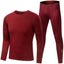 mens base layer tops,Men's Fleece Thermal Underwear Top Cold Weather Compressi Carousel 1