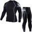 mens base layer tops,Men's Fleece Thermal Underwear Top Cold Weather Compressi Carousel 1
