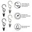 25 pcs Curtain Clips w/ Hook for Curtain, Photos, Home Decoration, Party Lights Carousel 4