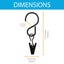 25 pcs Curtain Clips w/ Hook for Curtain, Photos, Home Decoration, Party Lights Carousel 5