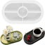 Silicone Oval Coaster Mold Tray Epoxy Resin Ashtray Mould DIY Craft Jewelry Tool Carousel 3