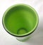 +++ APPLE GREEN HANDBLOWN GLASS VESSEL +++ Carousel 5