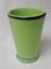 +++ APPLE GREEN HANDBLOWN GLASS VESSEL +++ Carousel 9