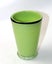+++ APPLE GREEN HANDBLOWN GLASS VESSEL +++ Carousel 1