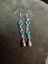 Pretty Silvery/Blue EARRINGS Carousel 1