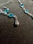 Pretty Silvery/Blue EARRINGS Carousel 2