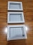 Picture frames - set of 3 white picture frames, thick and solid Carousel 2