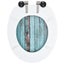 Wc Toilet Seat With Soft Close Lid Mdf Old Wood Design Oatkto Carousel 5