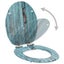 Wc Toilet Seat With Soft Close Lid Mdf Old Wood Design Oatkto Carousel 9