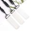 Selenite Pendant Necklace Protection Angel Stone Reiki Mind Black Cord Gift Carousel 2
