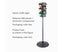 Traffic Light Toy Height Adjustable Kids Toy Educational Sound Flashing Traffic Carousel 4