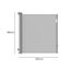Retractable Baby Safety Gates 150cm Grey 150 Cm Carousel 3