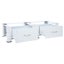 Double Washing Machine Pedestal With Drawers White Abbknlk Carousel 3