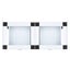 Double Washing Machine Pedestal With Drawers White Abbknlk Carousel 6
