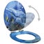Wc Toilet Seats 2 Pcs With Soft Close Lids Mdf Dolphins Design Xilkkn Carousel 3