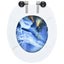 Wc Toilet Seats 2 Pcs With Soft Close Lids Mdf Dolphins Design Xilkkn Carousel 6