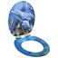 Wc Toilet Seats 2 Pcs With Soft Close Lids Mdf Dolphins Design Xilkkn Carousel 10