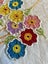 A stunning hand embroidered vintage Linen Tablecloth Carousel 1