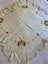 A stunning hand embroidered vintage Linen Tablecloth Carousel 4