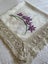A stunning ORCHIDS hand embroidered vintage Linen Tablecloth Carousel 2