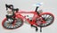 Model Diecast Alloy 1:10 Road Bike -Red Carousel 8