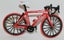 Model Diecast Alloy 1:10 Road Bike -Red Carousel 9
