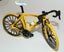 Model Diecast Alloy 1:10 Road Bike - Yellow Carousel 6